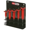 Jeu de chasse goupilles avec poignée de protection KS TOOLS 156.0000