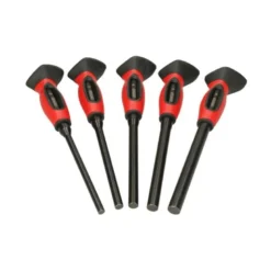 Jeu de 5 chasse-goupilles brunis avec poignée KS Tools - 156.0222F