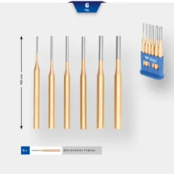 Jeu de chasse-goupilles 6pcs BRILLIANT TOOLS - BT085070