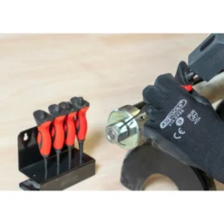 Jeu de chasse goupilles à poignée bi matière 5 pièces KS TOOLS 156.0221