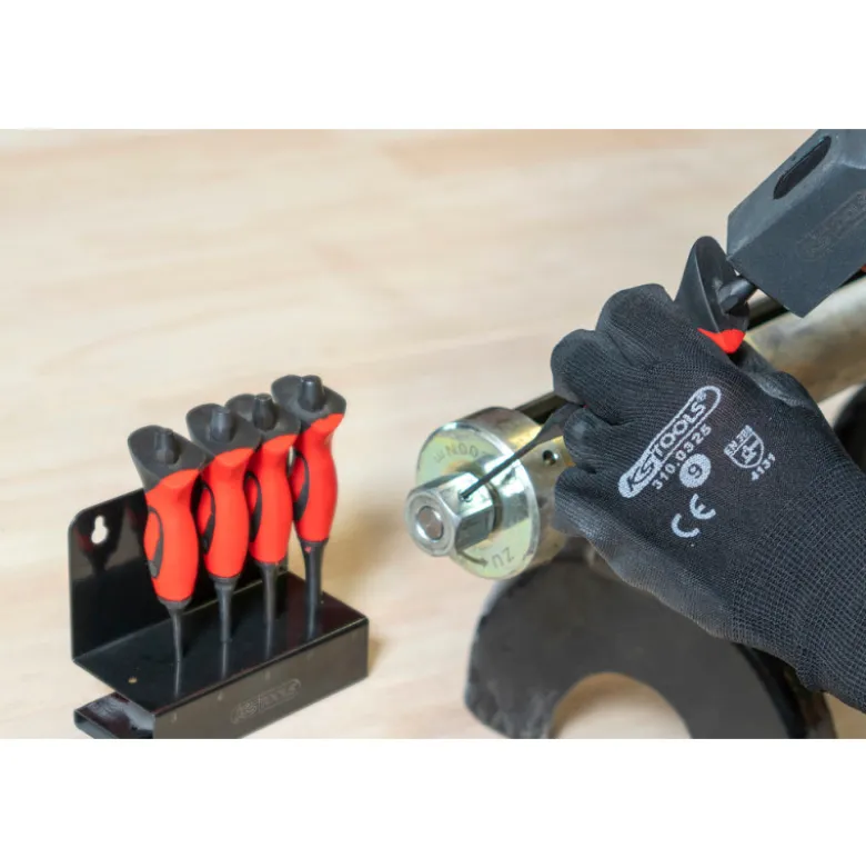 Jeu de chasse goupilles à poignée bi matière 5 pièces KS TOOLS 156.0221