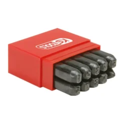 Jeu de 9 chiffres à frapper hauteur 5 mm et pointeau KS TOOLS - 156.0467