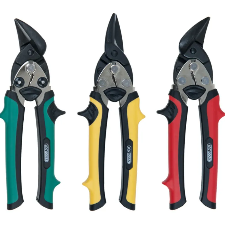Jeu de 3 cisailles à tôle KS TOOLS 118.0150