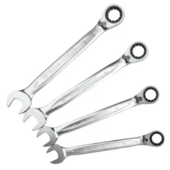 Jeu de 4 Clés de grande taille mixtes à cliquet réversible GEARplus KS TOOLS 503.4601
