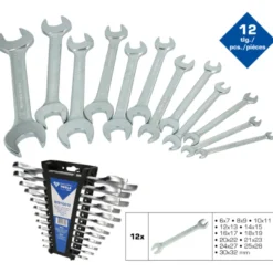 Jeu de clés à fourches 12 pcs BRILLIANT TOOLS - BT010012