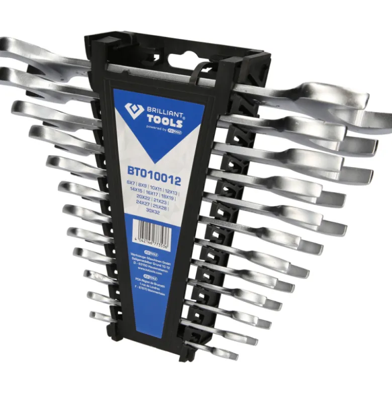 Jeu de clés à fourches 12 pcs BRILLIANT TOOLS - BT010012