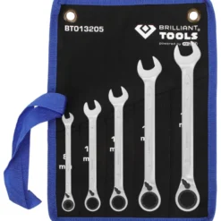 Jeu de clés mixtes à cliquet réversible 6-32 mm BRILLIANT TOOLS
