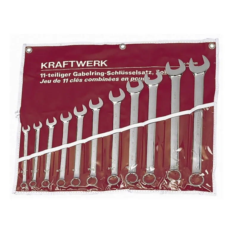 Jeu de 11 Clés mixtes en Pouce KRAFTWERK 3585R