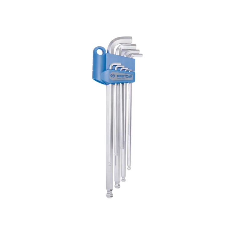 Jeu De 9 Clés Mâles Extra Longues "Ball Point"Pour Espaces Restreints King Tony - 201A09MR
