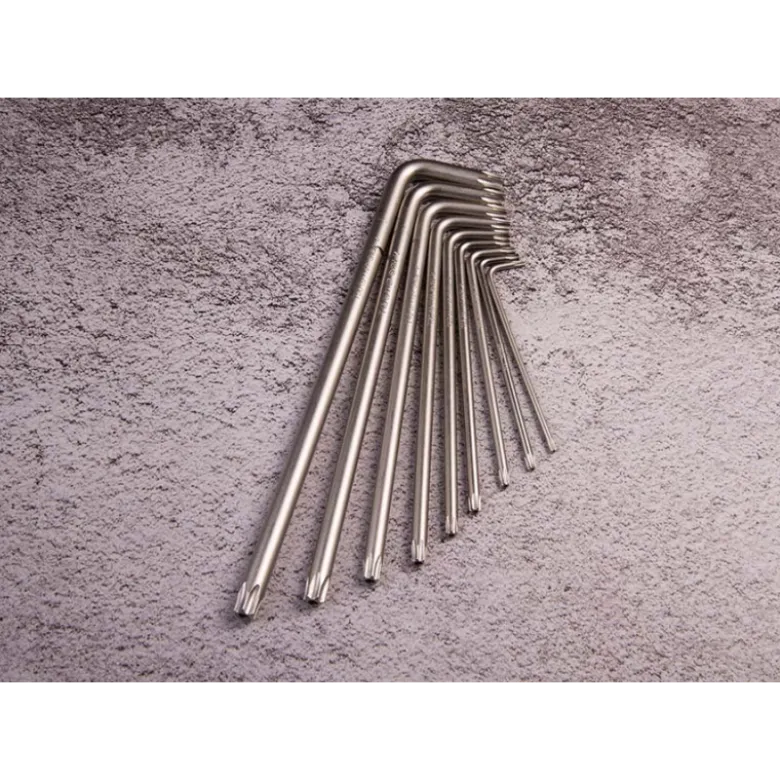 Jeu De 9 Clés Torx Longues Percées King Tony - 20419PR