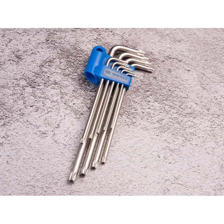 Jeu De 9 Clés Torx Longues Percées King Tony - 20419PR