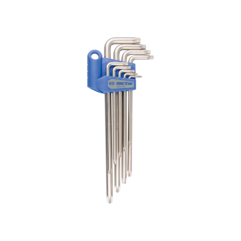 Jeu De 9 Clés Torx Longues Percées King Tony - 20419PR