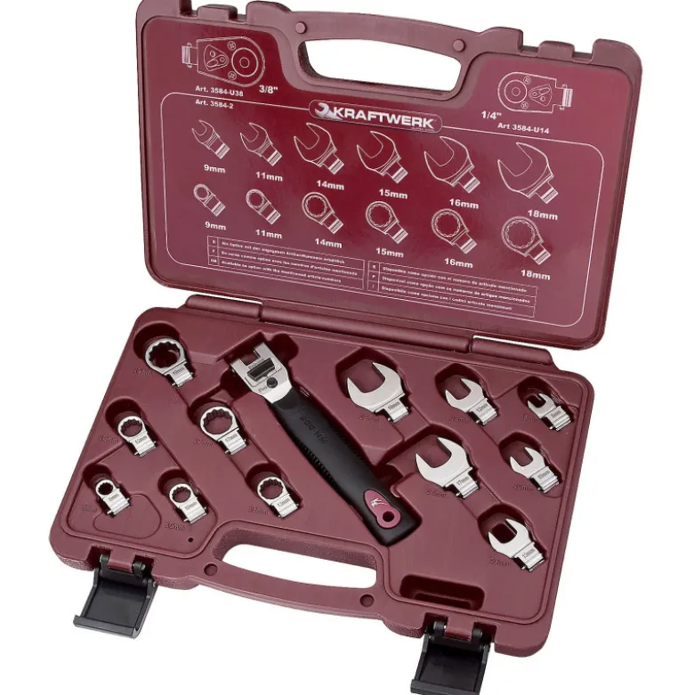 Jeu de Clés Universelles QUICK+FLEX 13 Outils KRAFTWERK - 3584-1