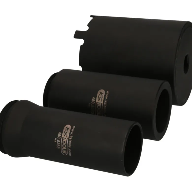Jeu de douille à 6 ergots Ø 102 mm avec 2 tubes de centrage pour MAN, 3 pcs KS TOOLS 460.5360