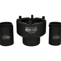 Jeu de douille à 6 ergots Ø 113 mm avec 2 tubes de centrage pour Mercedes, 3 pcs KS TOOLS 460.5425