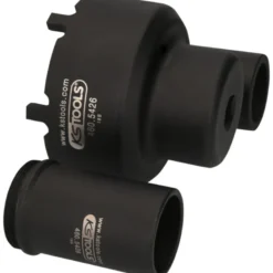 Jeu de douille à 6 ergots Ø 113 mm avec 2 tubes de centrage pour Mercedes, 3 pcs KS TOOLS 460.5425