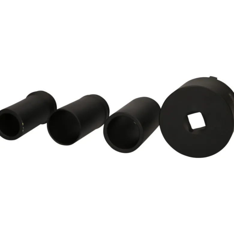 Jeu de douilles à 6 ergots Ø 75 mm avec 3 tubes de centrage pour Mercedes, 4 pcs KS TOOLS 460.5635
