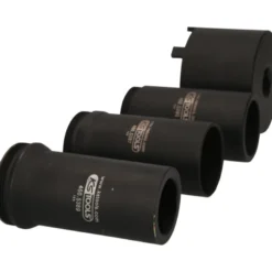 Jeu de douilles à 6 ergots Ø 75 mm avec 3 tubes de centrage pour Mercedes, 4 pcs KS TOOLS 460.5635