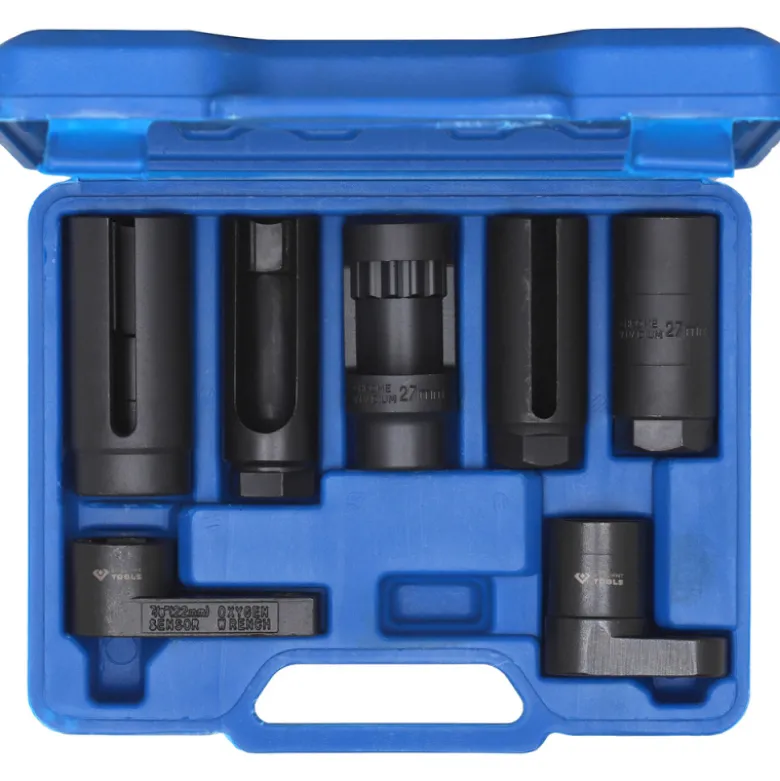 Jeu de douilles 3/8" et 1/2" pour sonde Lambda et capteurs 7pcs BRILLIANT TOOLS - BT601020