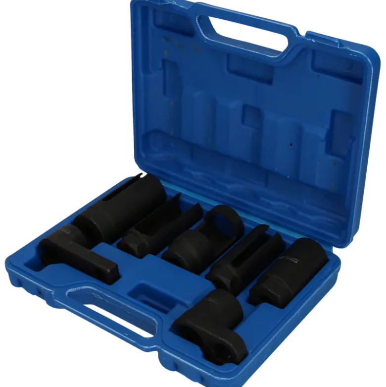 Jeu de douilles 3/8" et 1/2" pour sonde Lambda et capteurs 7pcs BRILLIANT TOOLS - BT601020
