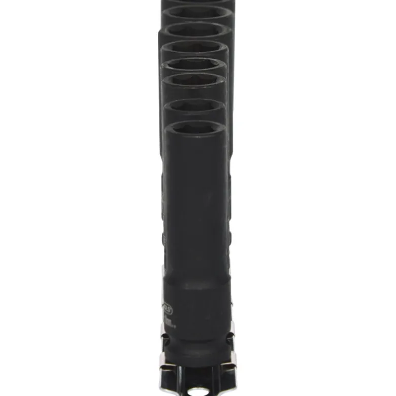 Jeu de 8 douilles Longues à chocs 3/8’’ sur rail KS TOOLS 515.0648