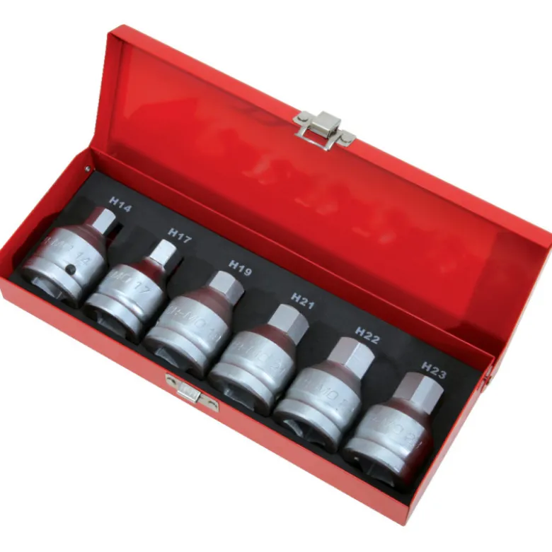 Jeu de douilles mâles à chocs 6 pans 3/4" KS TOOLS 515.0000