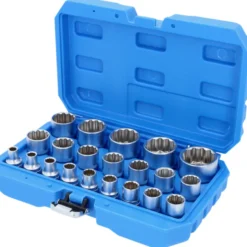 Jeu de douilles 1/2'' 12 pans 8 - 36mm 21pcs BRILLIANT TOOLS - BT022405