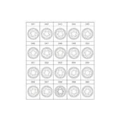 Jeu De Douilles Pour Écrou Antivol Bmw - 20 Pcs King Tony - 9BW0220