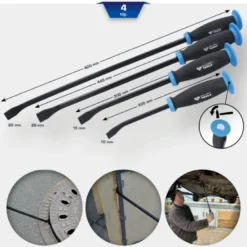 Jeu de leviers emmanchés 4pcs BRILLIANT TOOLS - BT091004