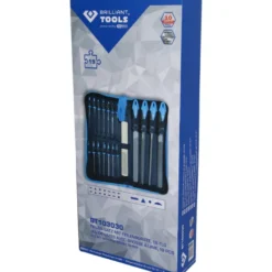 Jeu de limes avec carde à lime 19pcs BRILLIANT TOOLS - BT103030