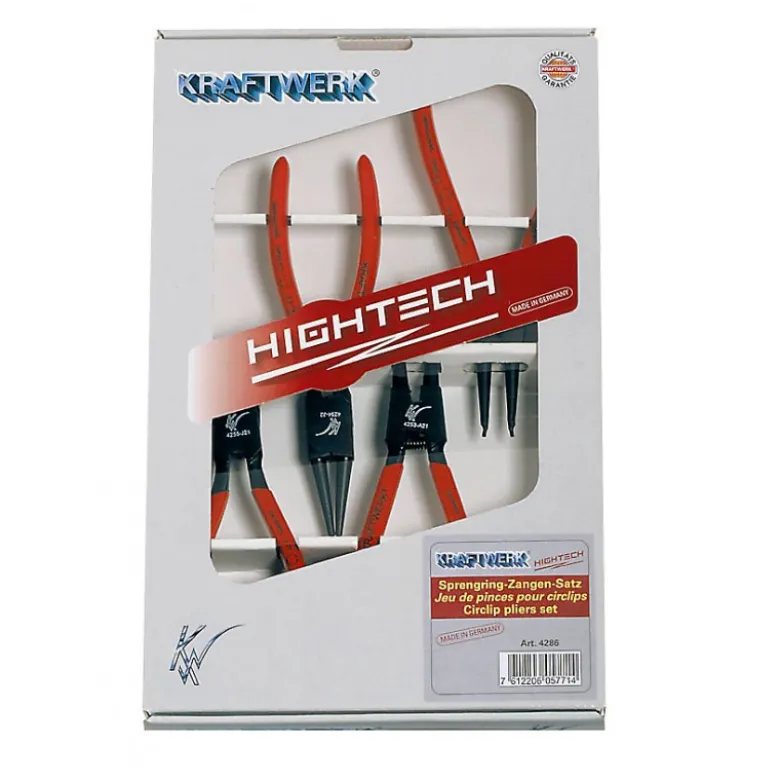 Jeu de 4 Pinces Circlips HIGHTECH KRAFTWERK 4286