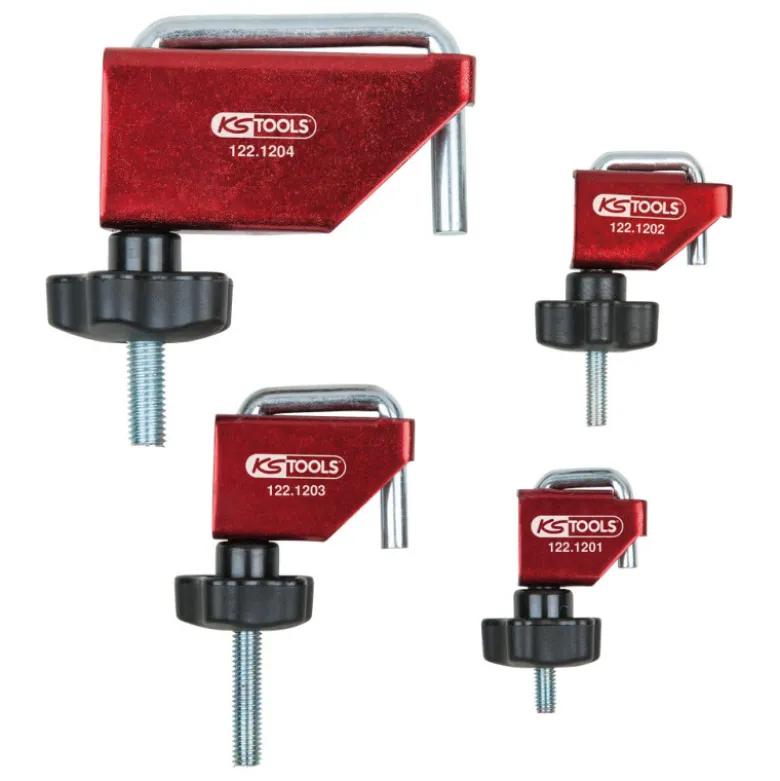 Jeu de 4 pinces à clamper pour durites KS TOOLS 122.1200