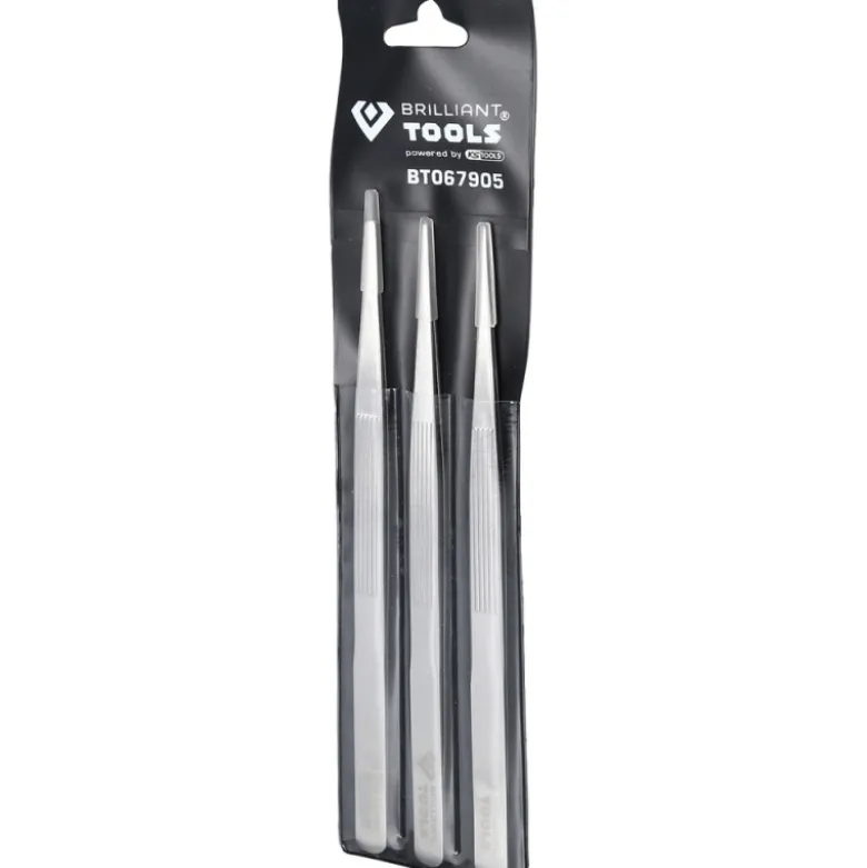 Jeu de pincettes 3pcs BRILLIANT TOOLS - BT067905