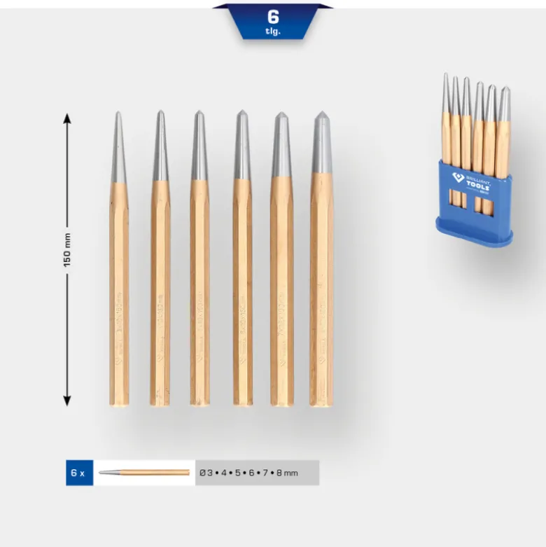 Jeu de pointeaux 4pcs BRILLIANT TOOLS - BT085080