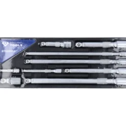 Jeu de rallonges articulées 1/4'' 3/8'' 1/2'' 9pcs BRILLIANT TOOLS - BT020009