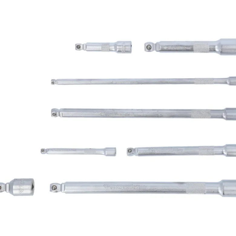 Jeu de rallonges articulées 1/4'' 3/8'' 1/2'' 9pcs BRILLIANT TOOLS - BT020009