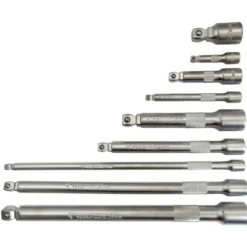 Jeu de rallonges articulées 1/4'' 3/8'' 1/2'' 9pcs BRILLIANT TOOLS - BT020009