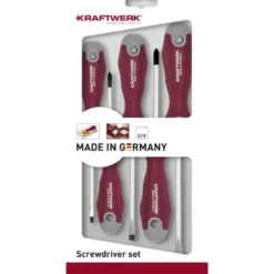 Jeu de tournevis plats et cruciformes 5 pièces KRAFTWERK 105.402.001