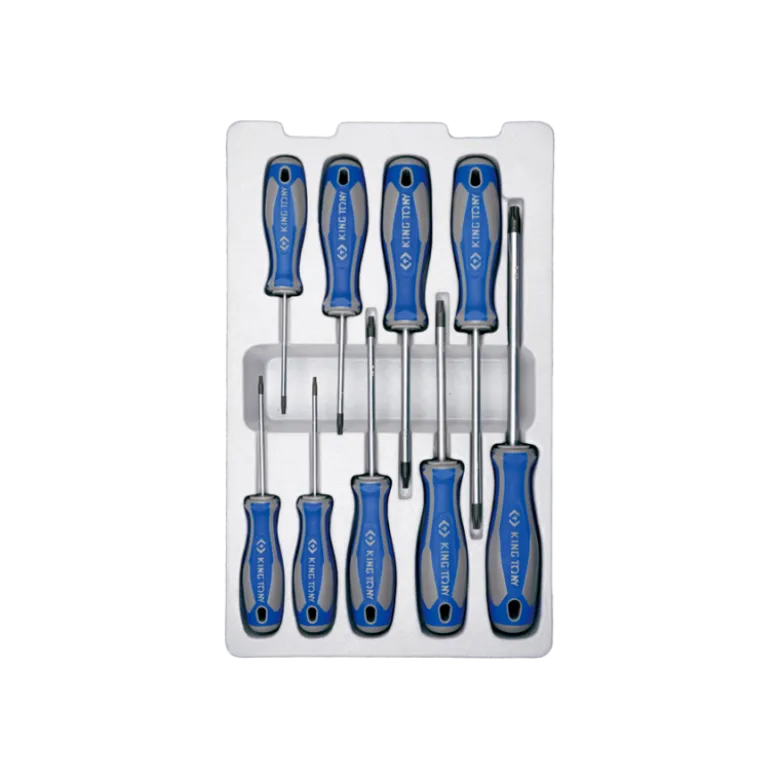 Jeu De 9 Tournevis Torx Tamper T8 À T40 King Tony - 30309PR
