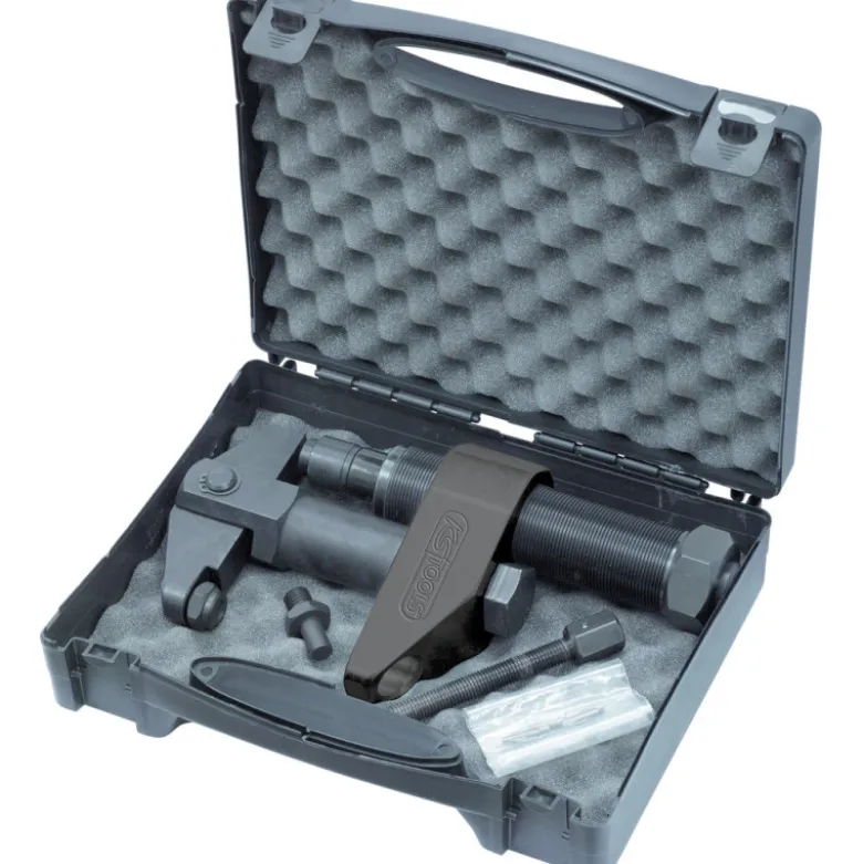 Jeu d'extracteurs de vis de blocage avec vis hydraulique KS TOOLS 670.0075