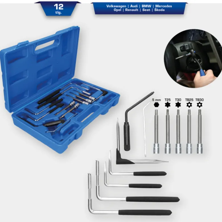 Jeu d’outils de démontage airbag 12pcs BRILLIANT TOOLS - BT511150