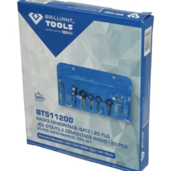 Jeu d’outils de démontage pour radio 20pcs BRILLIANT TOOLS - BT511200
