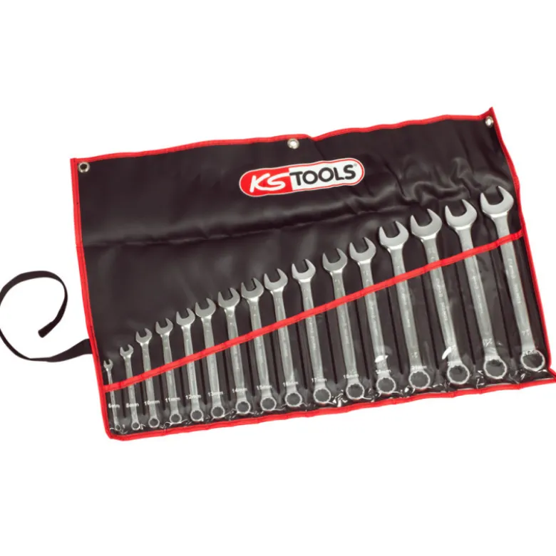 Jeux de 21 clés mixtes ULTIMATE 6 à 28 mm en trousse KS TOOLS 922.0048