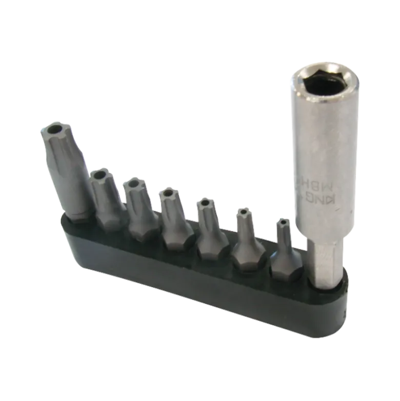 Jeux D'Embouts Tournevis Resistorx® Plus - 8 Pièces King Tony - 1008CQ
