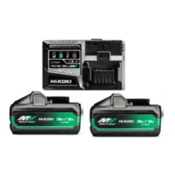 Kit 2 batteries 18V/8Ah - 36V/4Ah Multi volt BSL36B18X + chargeur rapide HIKOKI - UC18YSL3WJZ