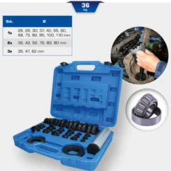 Kit de montage de roulements de roues nylon 36pcs BRILLIANT TOOLS - BT671750