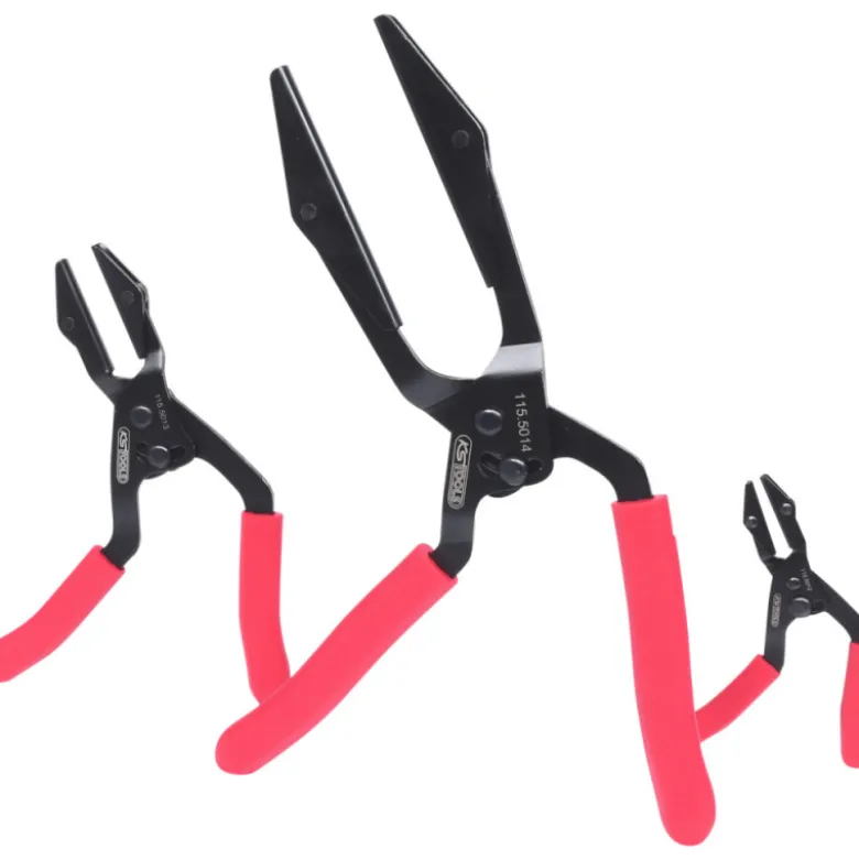 Kit de 3 pinces ajustables Ø 74, 35, 20mm de débranchement de tuyaux KS TOOLS 115.5010