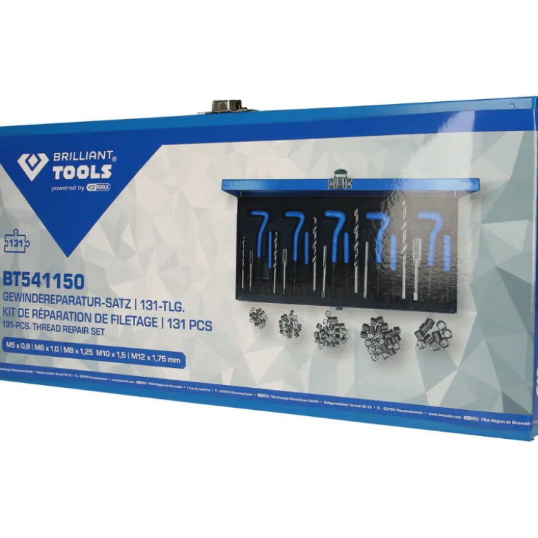 Kit de réparation de filetage 146pcs BRILLIANT TOOLS - BT541150