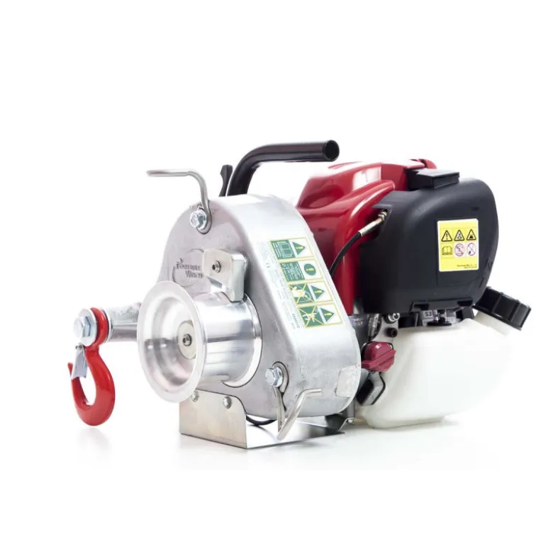 Kit de Tirage Lignard PCW5000 à Essence Force 1000 KG, Corde 100m - Portable Winch - POW-PCW5921