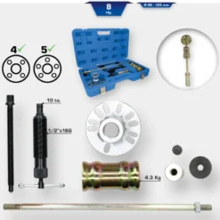 Kit d’extracteur de moyeux hydraulique 8pcs BRILLIANT TOOLS - BT671200